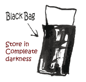Store in compleate darkness